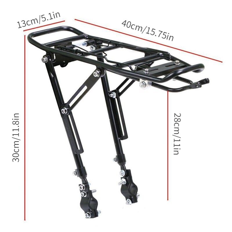1PC Alloy Rear Bicycle  Rack C - đánh giá và giá Cycling Commute Bag