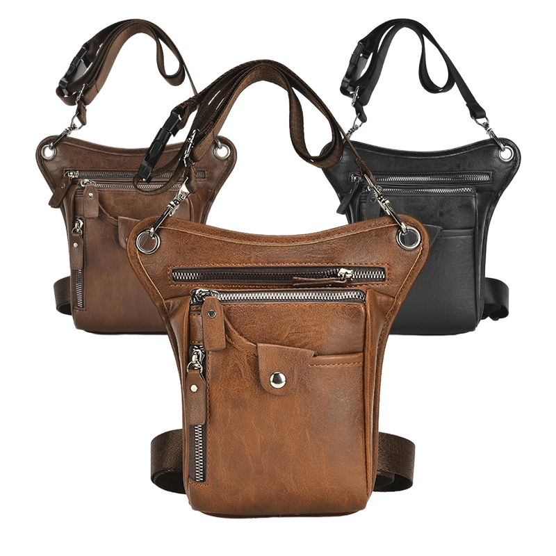 Vintage Pu Leather Waist Pack  - đánh giá và giá Cycling Commute Bag