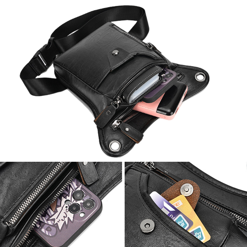 Vintage Pu Leather Waist Pack  - đánh giá và giá Cycling Commute Bag