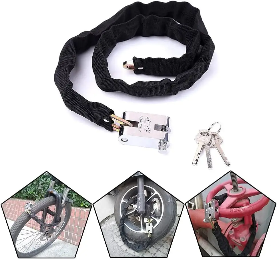 1.2M 2M 3M Motorcycle Bike Loc - đánh giá và giá Chain Lock Combination