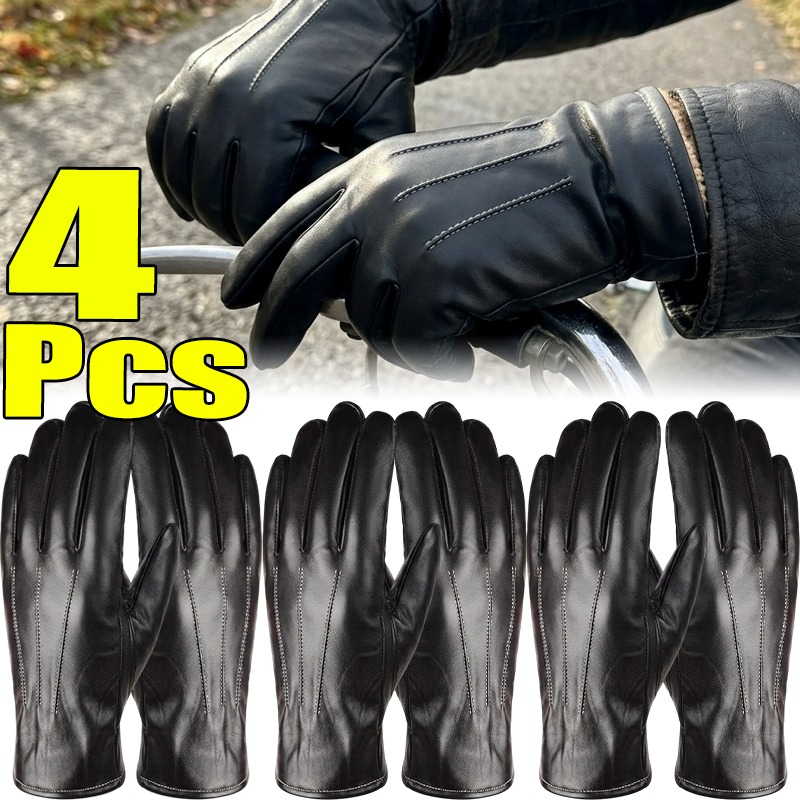 Thermal PU Leather Gloves Unis - đánh giá và giá Winter Cycling Commute
